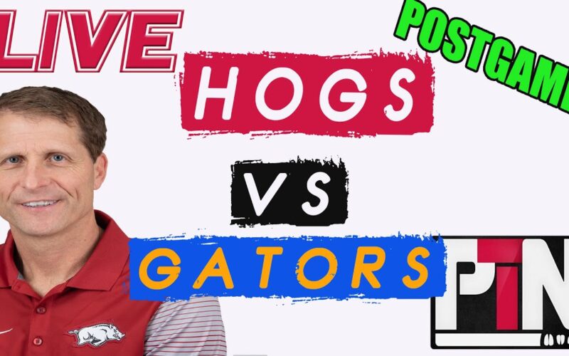 LIVE: Hogs Beat The Florida Gators 75-64 — Arkansas Football Podcast | Tusk Talk With Ty