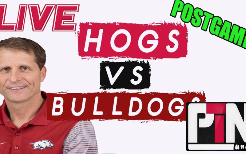 LIVE: Hogs Win Ugly Game At Home Over Bulldogs 61-45 — Arkansas Football Podcast | Tusk Talk With Ty