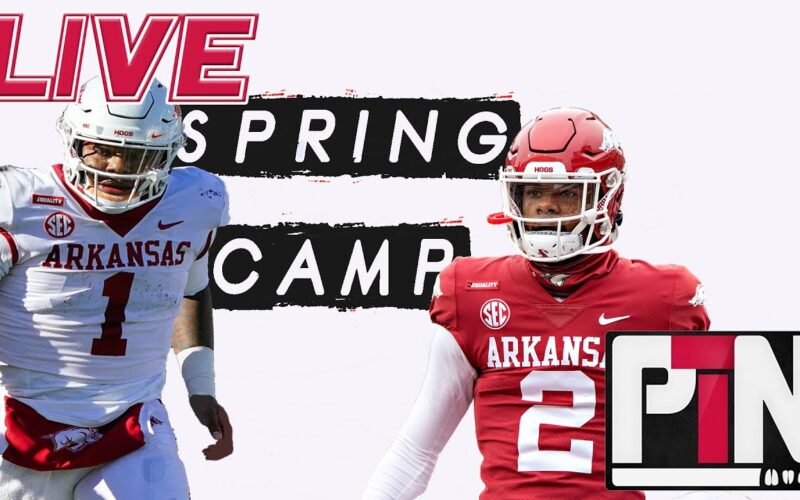 LIVE: Arkansas Spring Practice Position Changes And More — Arkansas Football Podcast | Tusk Talk With Ty