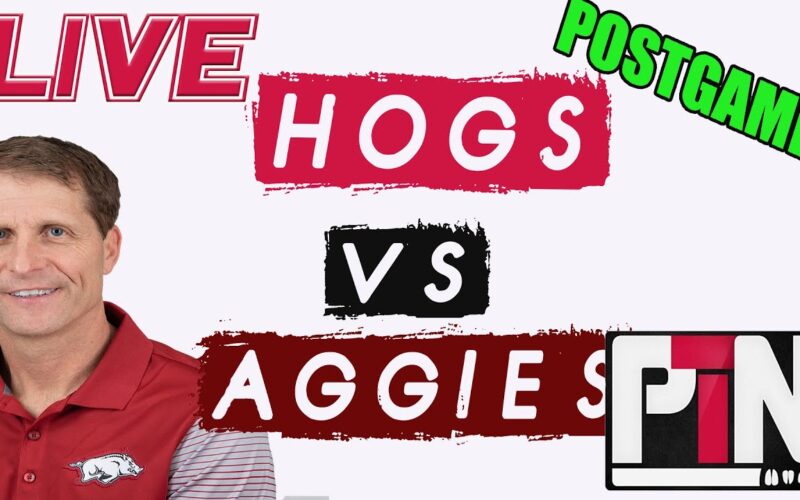 LIVE: Hogs Win A Close One Against Texas aTm 87-80 — Arkansas Football Podcast | Tusk Talk With Ty