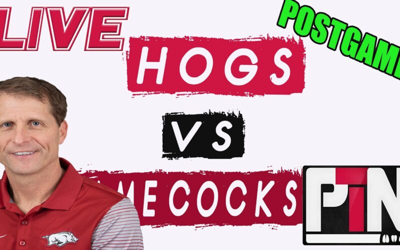 LIVE: Hogs Crush The Gamecocks 101-73 — Arkansas Football Podcast | Tusk Talk With Ty