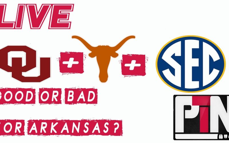LIVE: Oklahoma & Texas To The SEC Good Or Bad For The Arkansas Hogs? — Arkansas Football Podcast | Tusk Talk With Ty