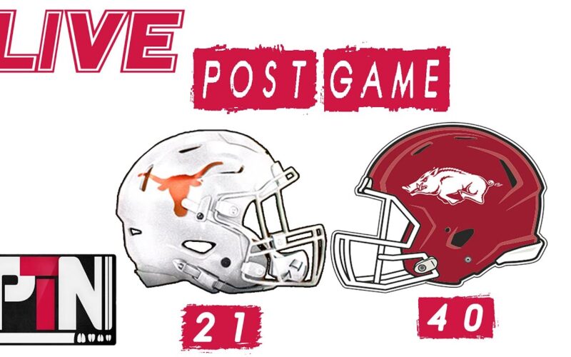 LIVE: Arkansas Hogs Rock The Texas Longhorns In Fayetteville — Arkansas Football Podcast | Tusk Talk With Ty