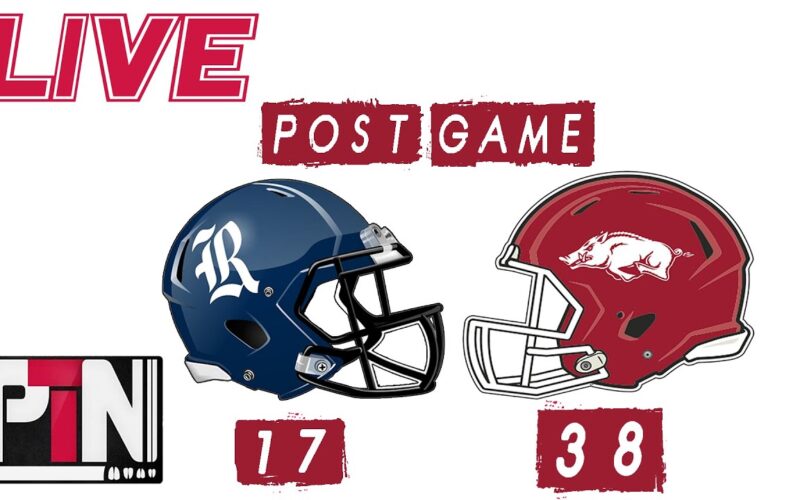 LIVE: Arkansas Hogs 38 -Rice Owls 17 — Arkansas Football Podcast | Tusk Talk With Ty
