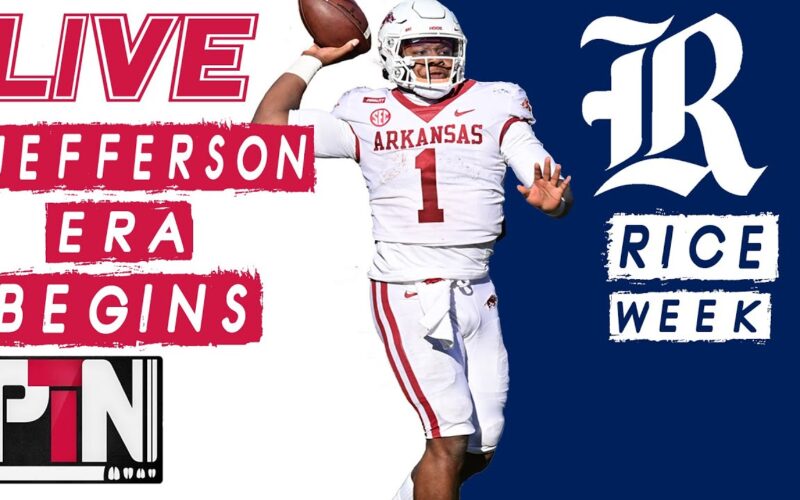 LIVE: Arkansas Hogs Vs Rice Owls Breakdown — Arkansas Football Podcast | Tusk Talk With Ty