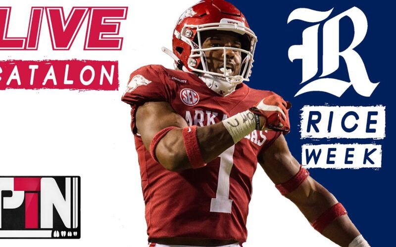 LIVE: Arkansas QB KJ Ranked Where + Treylon Burks Status — Arkansas Football Podcast | Tusk Talk With Ty