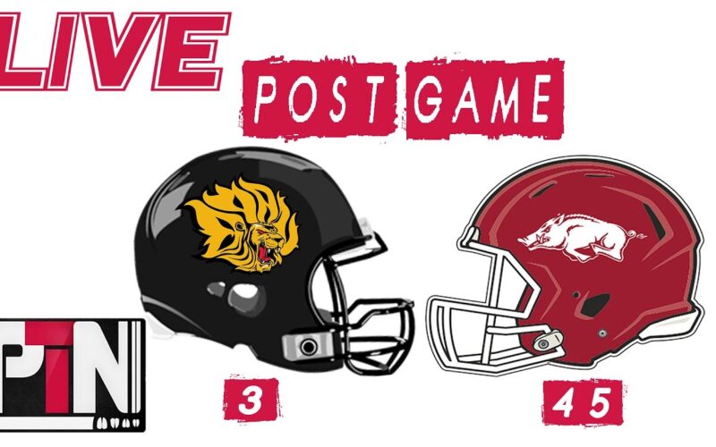 LIVE: Arkansas Hogs 45 UAPB Golden Lions 3 — Arkansas Football Podcast | Tusk Talk With Ty