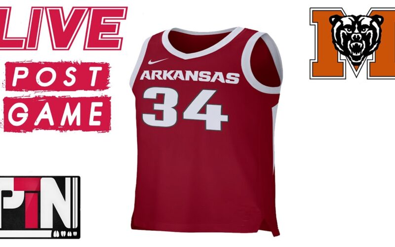 LIVE: Hogs 74 Mercer 61 — Arkansas Football Podcast | Tusk Talk With Ty