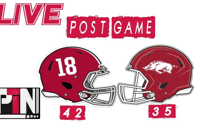 LIVE: Hogs Lose A Close One To Alabama — Arkansas Football Podcast | Tusk Talk With Ty