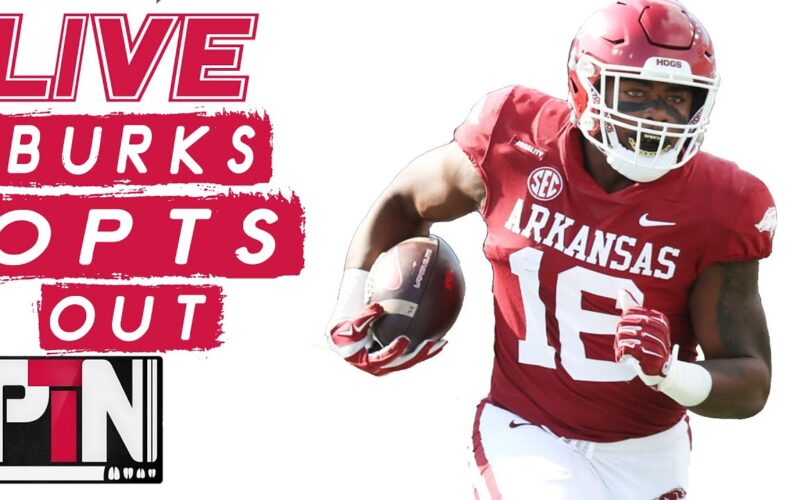 LIVE: Treylon Burks Opts Out Of The Outback Bowl — Arkansas Football Podcast | Tusk Talk With Ty