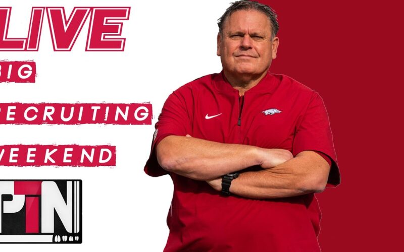 LIVE: Hogs Bowl Game Projections + Big Recruiting Weekend For Arkansas — Arkansas Football Podcast | Tusk Talk With Ty