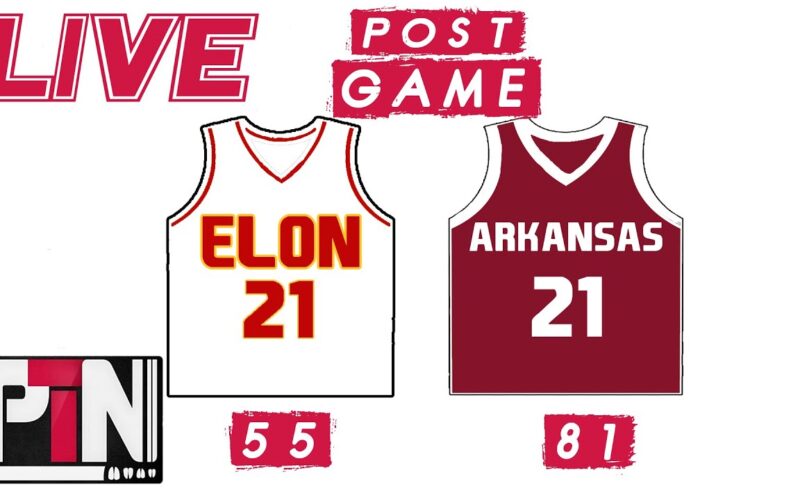 LIVE: Hogs 81 Elon Phoenix 55 + Arkansas Football Transfer Portal News — Arkansas Recruiting Podcast | Tusk Talk With Ty