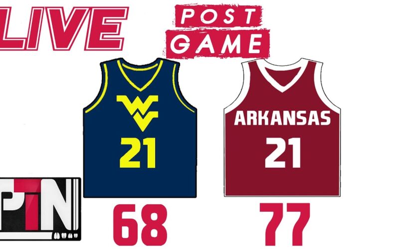 LIVE: Arkansas Defeats West Virginia At Home 77-68 — Arkansas Football Podcast | Tusk Talk With Ty