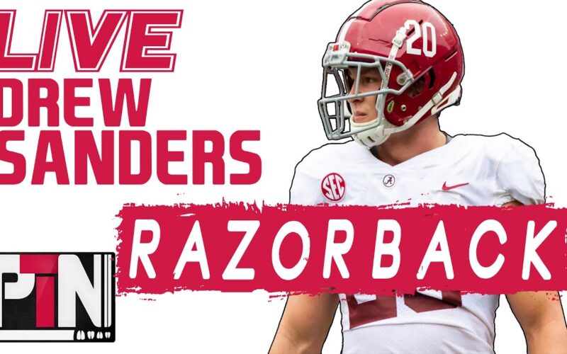 LIVE: Alabama LB Drew Sanders To The Arkansas Hogs — Arkansas Football Podcast | Tusk Talk With Ty