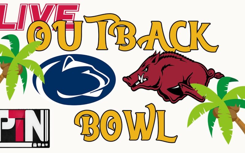 LIVE: Arkansas Hogs VS Penn State Nittany Lions (Outback Bowl Preview) — Arkansas Football Podcast | Tusk Talk With Ty