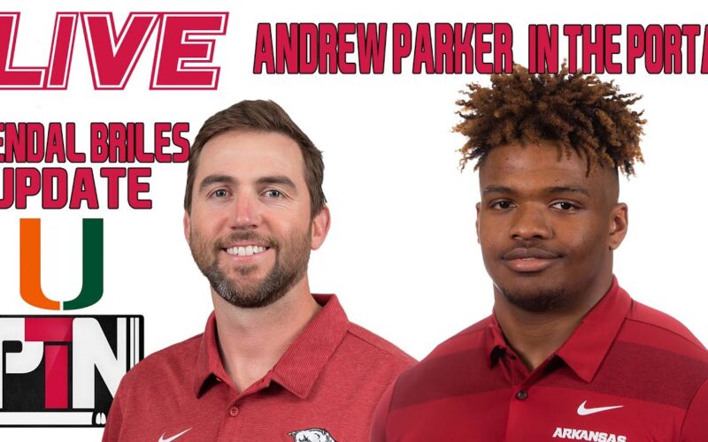 LIVE: Kendal Briles Staying At Arkansas + UGA DB Latavious Brini Update + Portal Update — Arkansas Recruiting Podcast | Tusk Talk With Ty