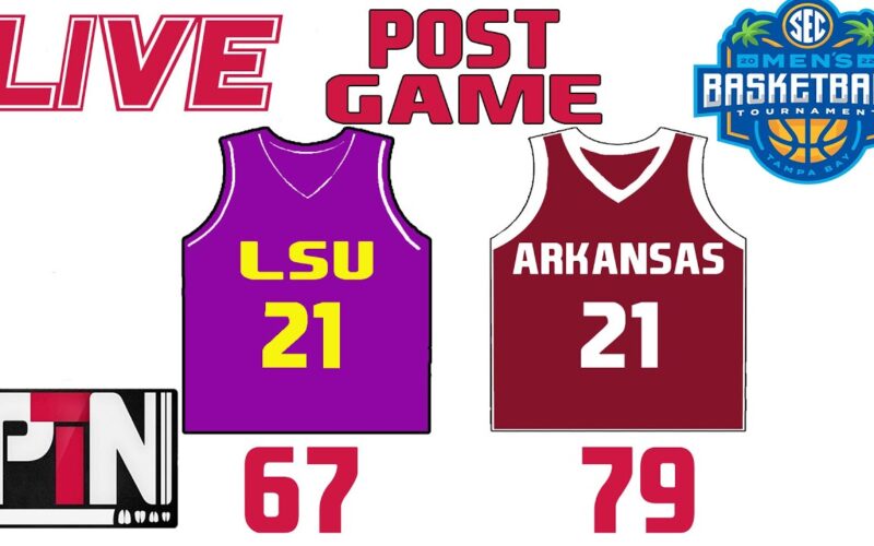 LIVE: Hogs Own LSU And Advance In SEC Tournament — Arkansas Football Podcast | Tusk Talk With Ty