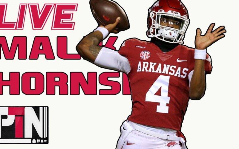 Malik Hornsby Getting Reps At WR + Center Fardaws Aimaq Targeted By Hogs — Arkansas Football Podcast | Tusk Talk With Ty