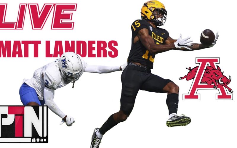 WR Matt Landers Picks The Hogs + (Special Guest Featured In Studio) — Arkansas Football Podcast | Tusk Talk With Ty