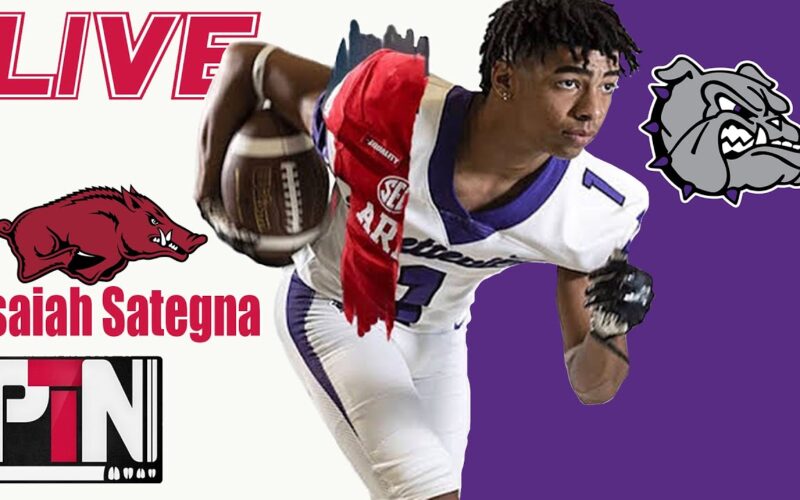 LIVE : Interview With New Arkansas WR Isaiah Sategna — Arkansas Football Podcast | Tusk Talk With Ty