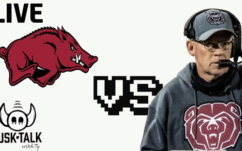 Arkansas Hogs Vs Missouri State Bears Pre-Snap — Arkansas Football Podcast | Tusk Talk With Ty