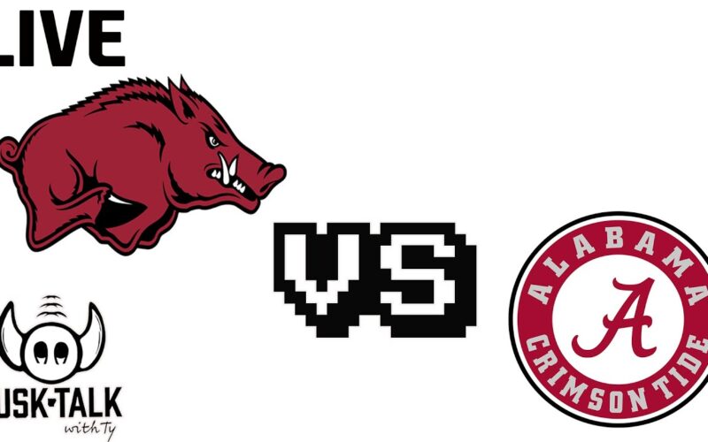 Arkansas Hogs Vs Alabama Crimson Tide Pre-Snap — Arkansas Football Podcast | Tusk Talk With Ty