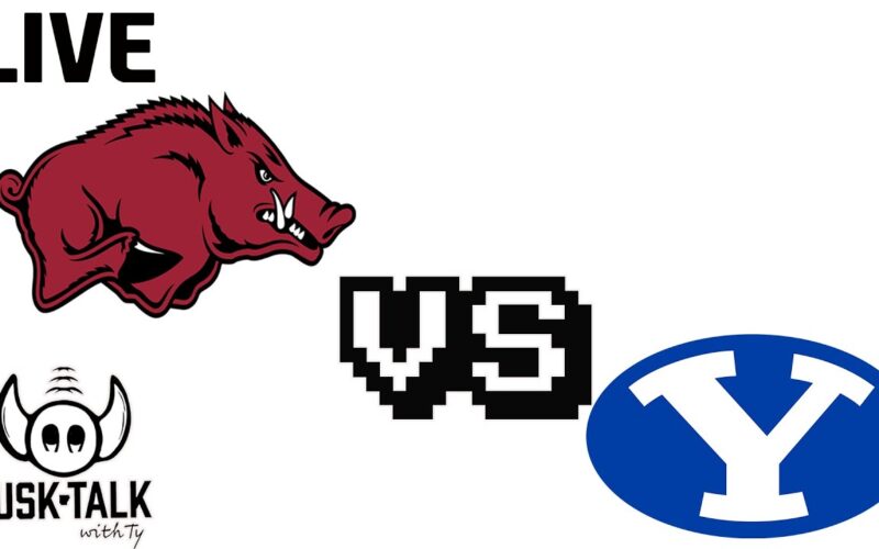 Arkansas Hogs At BYU Cougars Pre-Snap — Arkansas Football Podcast | Tusk Talk With Ty