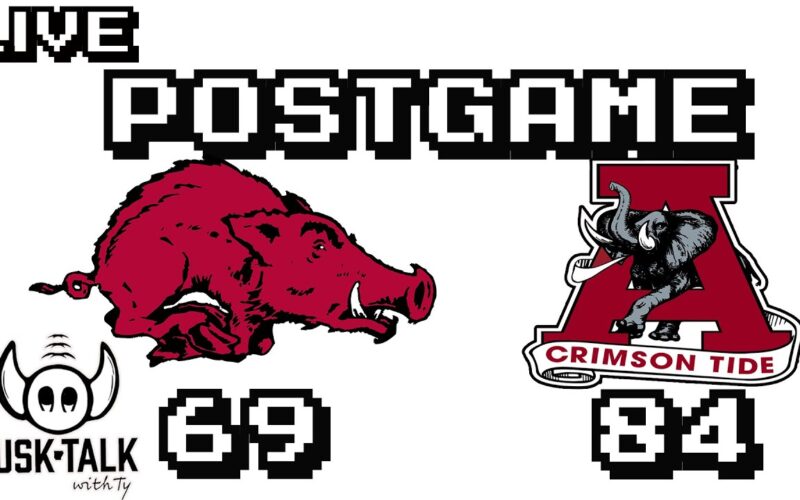 Hogs Fall To Alabama 84-69 — Arkansas Football Podcast | Tusk Talk With Ty
