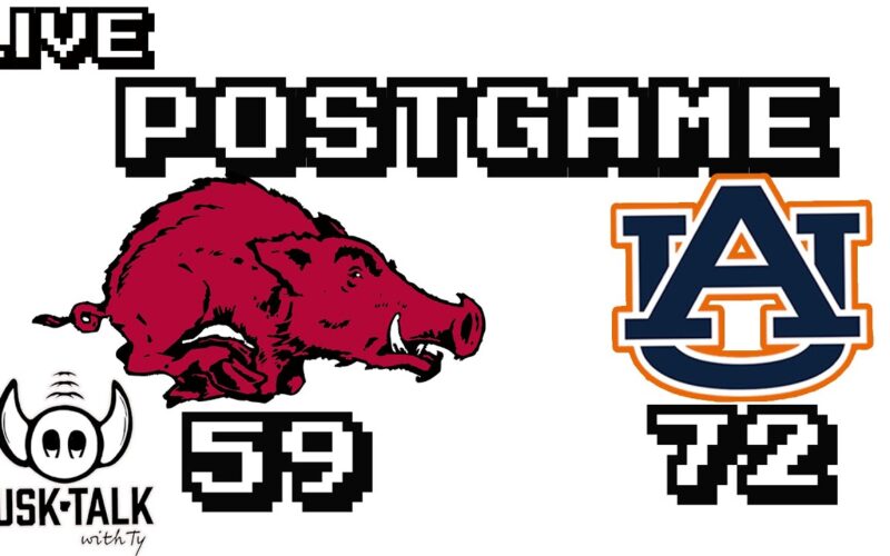 Arkansas Loses At Auburn 72-59 — Arkansas Football Podcast | Tusk Talk With Ty