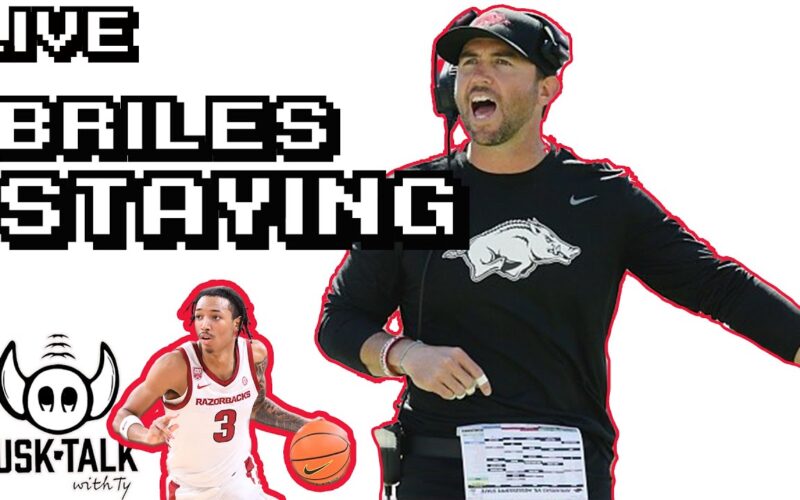 Kendall Briles Staying + Nick Smith Jr Update + LB Antonio Grier Update — Arkansas Football Podcast | Tusk Talk With Ty