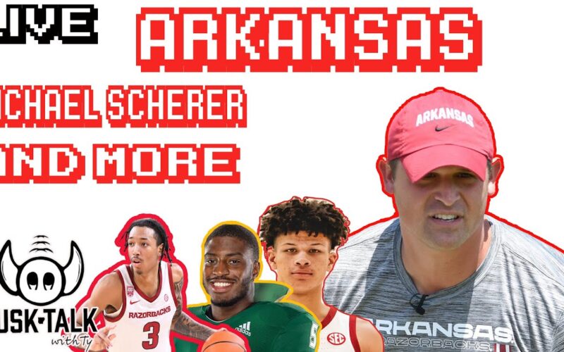 Hogs LB Coach Michael Scherer Update + Nick Smith Jr Update From Muss + Antonio Grier WTF? — Arkansas Football Podcast | Tusk Talk With Ty
