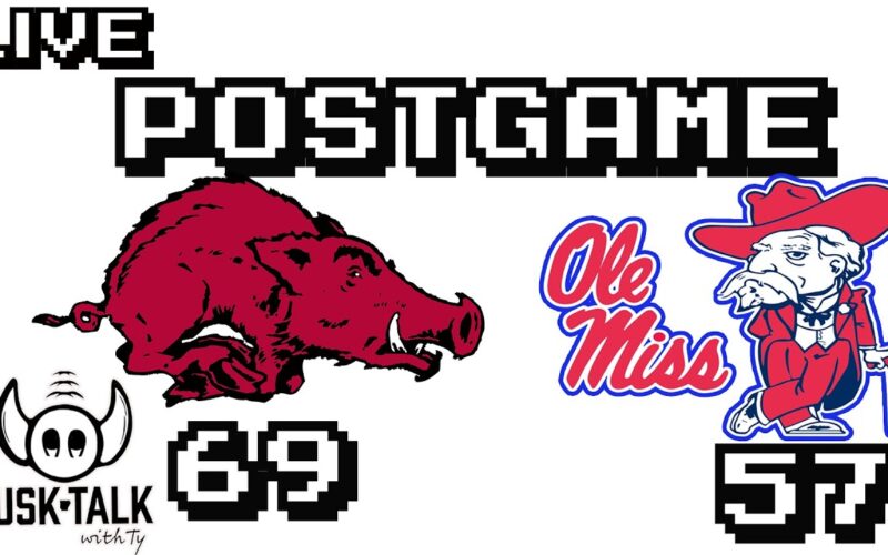 Hogs Defeat The Ole Miss Rebels 69-57 — Arkansas Football Podcast | Tusk Talk With Ty