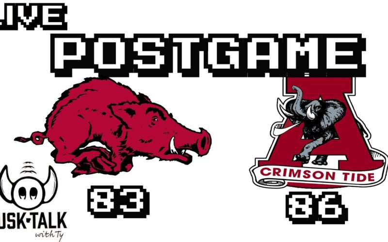 Hogs Lose A Close One To The Alabama Crimson Tide — Arkansas Football Podcast | Tusk Talk With Ty
