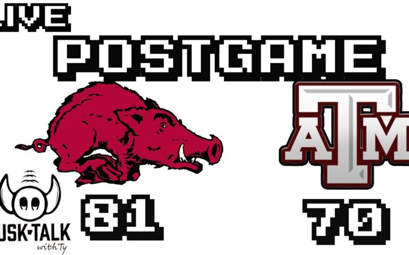 Hogs Get MUCH Needed Win At Home Over Texas aTm — Arkansas Football Podcast | Tusk Talk With Ty