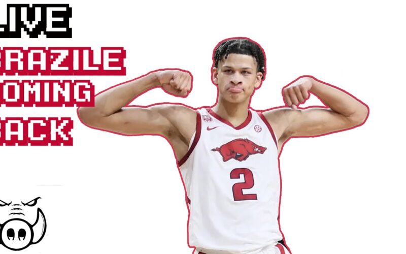 Trevon Brazile Back! + Arkansas Football Spring Camp Standouts + Nick Smith Jr NBA Stock — Arkansas Basketball Podcast | Tusk Talk With Ty