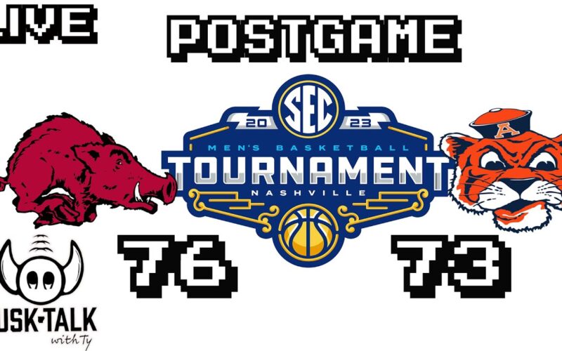 Hogs Get Revenge On Auburn In SEC Tournament — Arkansas Football Podcast | Tusk Talk With Ty