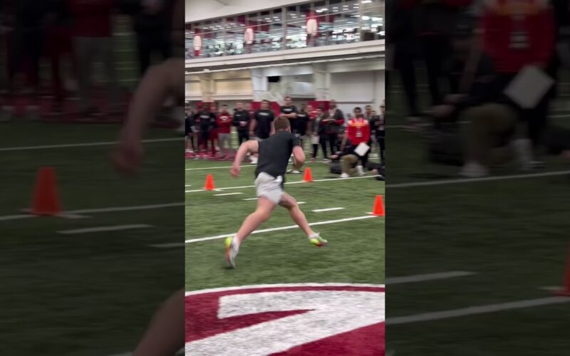 Drew Sanders @ Arkansas Pro Day — Arkansas Football Podcast | Tusk Talk With Ty