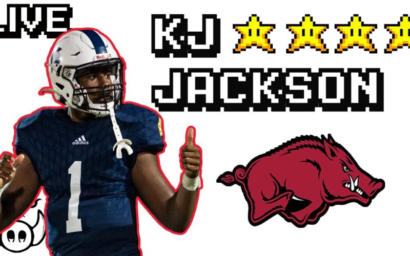 KJ Jackson Commit’s To Arkansas — Arkansas Recruiting Podcast | Tusk Talk With Ty