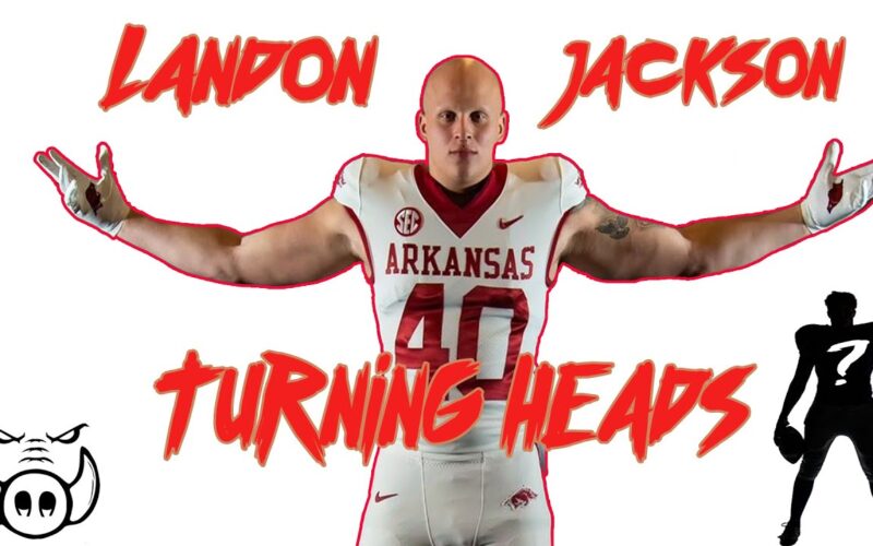Landon Jackson Turning Heads + Another Arkansas Spring Camp Beast — Arkansas Recruiting Podcast | Tusk Talk With Ty