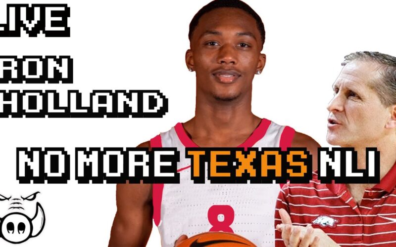 Ron Holland Officially Released From Texas NLI — Arkansas Recruiting Podcast | Tusk Talk With Ty