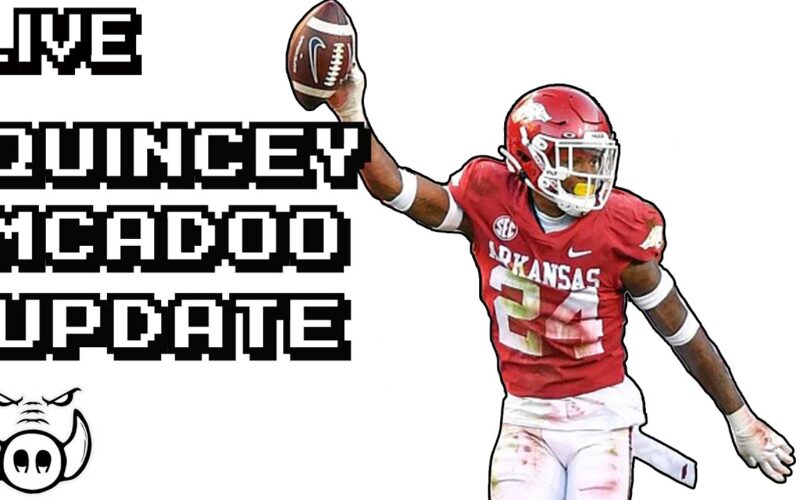 Quincey McAdoo Status Update + Auburn RB Jarquez Hunter Suspended — Arkansas Football Podcast | Tusk Talk With Ty