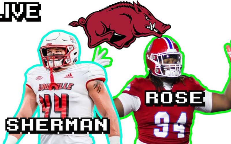 Hogs Nab Francis Sherman & Keivie Rose From Transfer Portal + More — Arkansas Recruiting Podcast | Tusk Talk With Ty