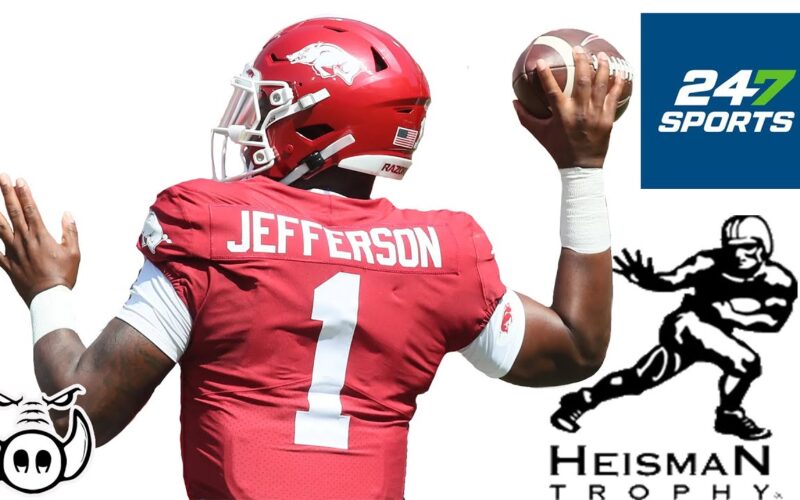 247 Puts KJ Jefferson On Heisman List — Arkansas Football Podcast | Tusk Talk With Ty