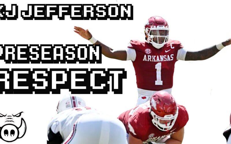 KJ Jefferson Getting Preseason Respect — Arkansas Football Podcast | Tusk Talk With Ty