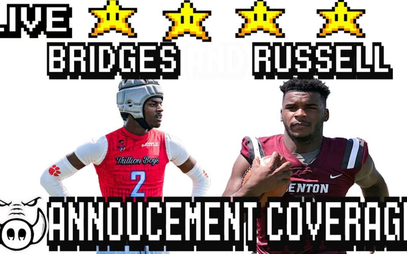 Braylen Russell & Selman Bridges Announcement Coverage! — Arkansas Football Podcast | Tusk Talk With Ty