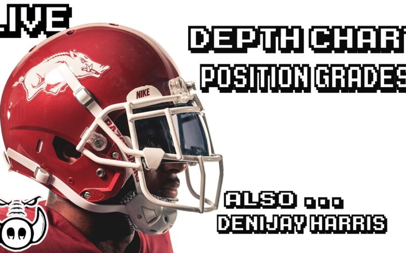 Depth Chart And Grading Arkansas Football + Denijay Harris Is A Arkansas — Arkansas Football Podcast | Tusk Talk With Ty