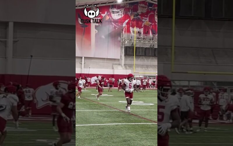 Rocket Sanders With The Truck Stick — Arkansas Football Podcast | Tusk Talk With Ty