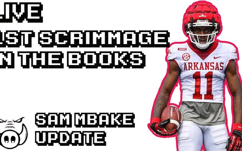 Sam Mbake Injury Update + Saturday’s Scrimmage Reaction — Arkansas Football Podcast | Tusk Talk With Ty