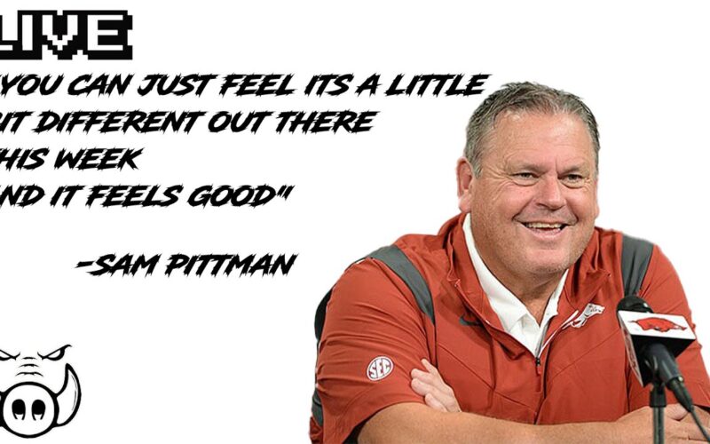 Sam Pittman Had This To Say Today — Arkansas Football Podcast | Tusk Talk With Ty