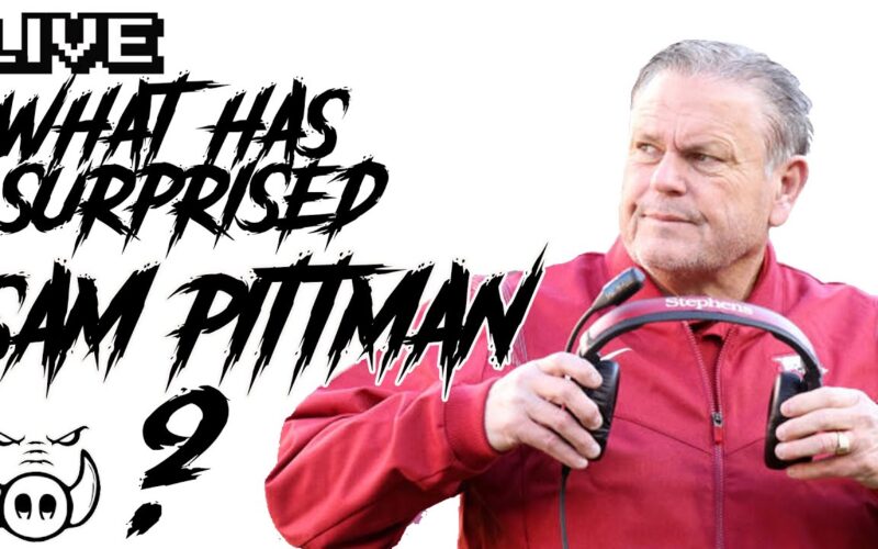 Pittman Speaks On What’s Surprised Him This Year And More — Arkansas Football Podcast | Tusk Talk With Ty